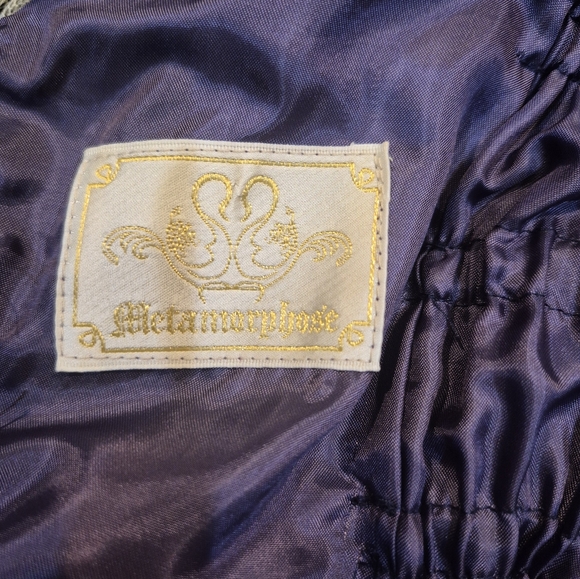 Metamorphose Mini Dress Size Small Purple Patterned In Excellent Condition - Picture 5 of 6